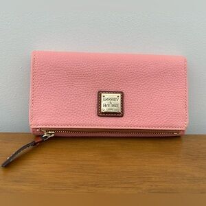 Dooney & Bourke Pink Textured Wallet